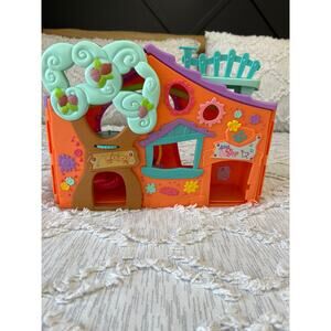 Littlest Pet Shop Orange Playset Club Tree House 2007 Hasbro LPS